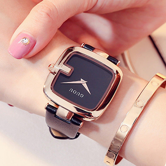 Square bracelet watch