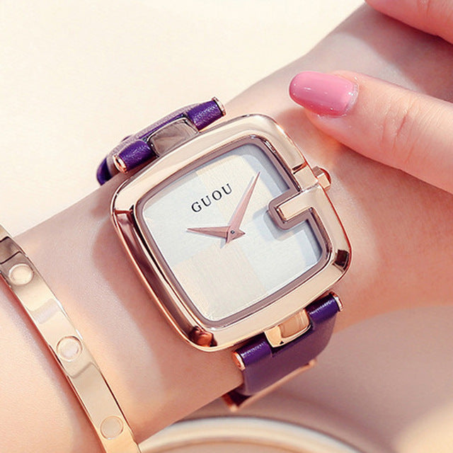 Square bracelet watch