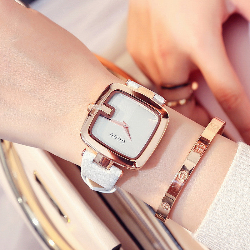 Square bracelet watch